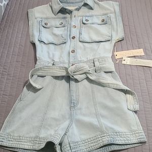 Denim Romper